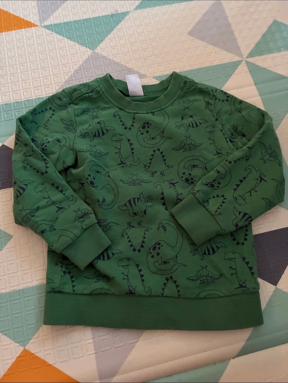 20/25$ 🧸 Green Dino Print Crewneck Sweatshirt - Kids